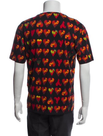 Versace Printed Crew Neck T-Shirt