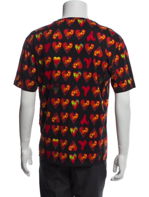 Versace Printed Crew Neck T-Shirt
