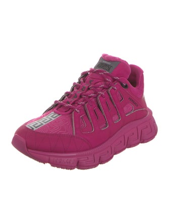 Versace Medusa Insignia Suede Sneakers