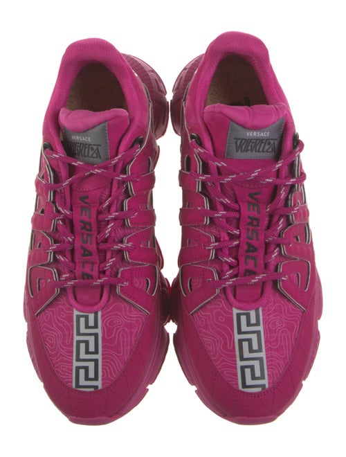 Versace Medusa Insignia Suede Sneakers