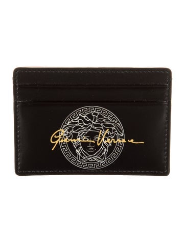 Versace Wallets Leather Printed Wallet