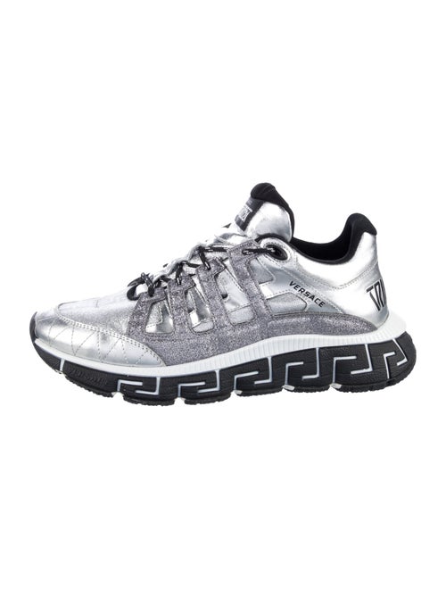 Versace Medusa Insignia Leather Sneakers