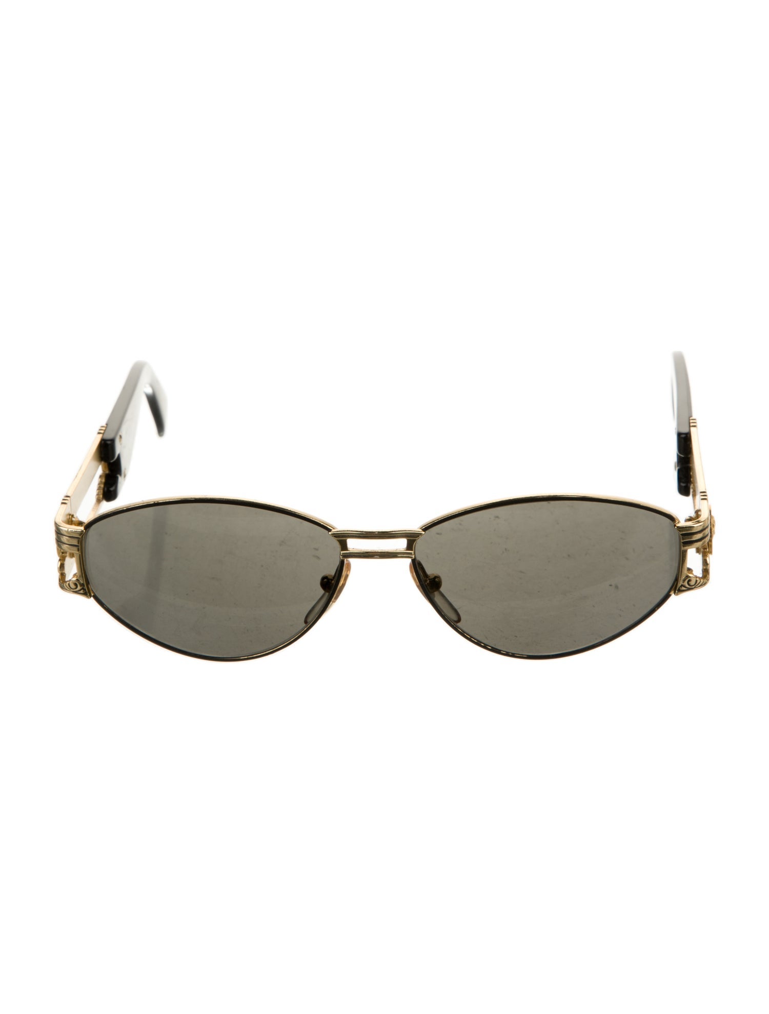 Gianni Versace Medusa Insignia Aviator Sunglasses