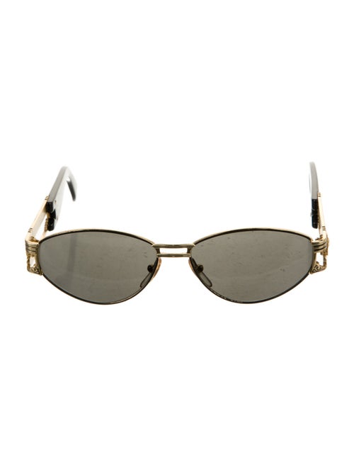 Gianni Versace Medusa Insignia Aviator Sunglasses