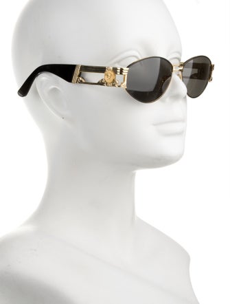 Gianni Versace Medusa Insignia Aviator Sunglasses