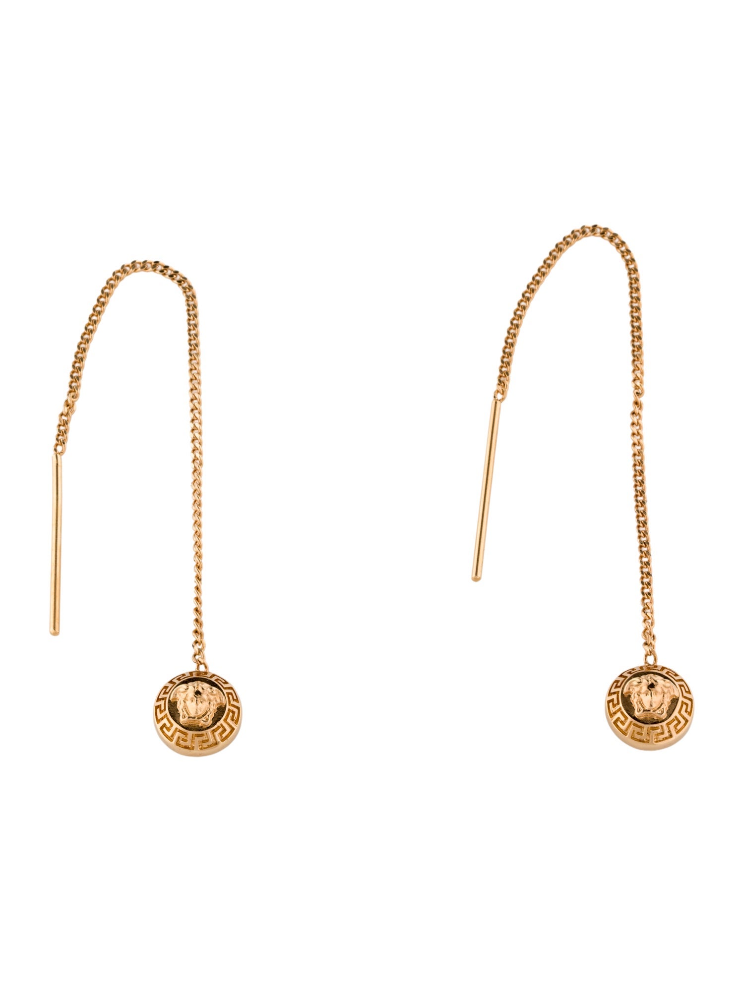 Versace Medusa Drop Earrings