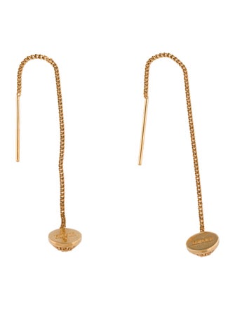 Versace Medusa Drop Earrings