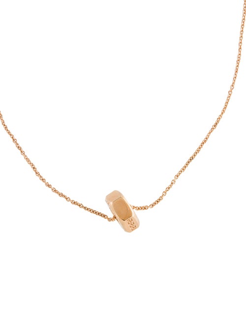 Versace Nuts & Bolts Greca Pendant Necklace