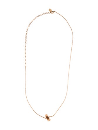 Versace Nuts & Bolts Greca Pendant Necklace