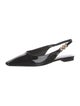 Versace Patent Leather Slingback Flats