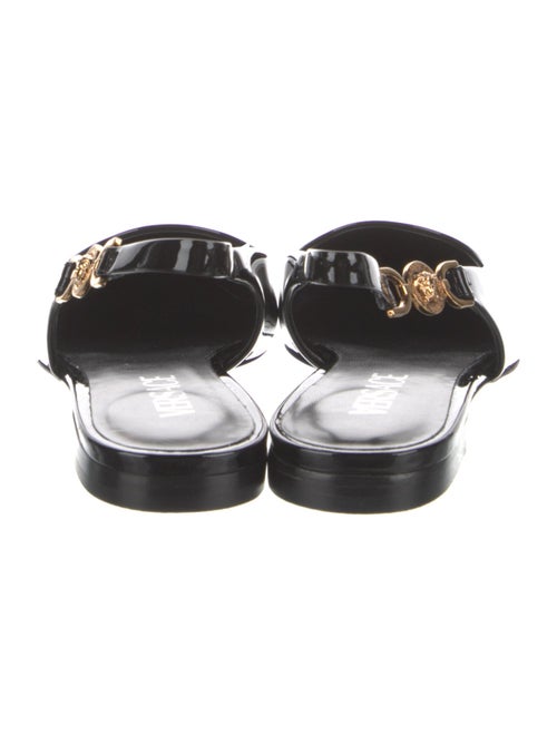 Versace Patent Leather Slingback Flats