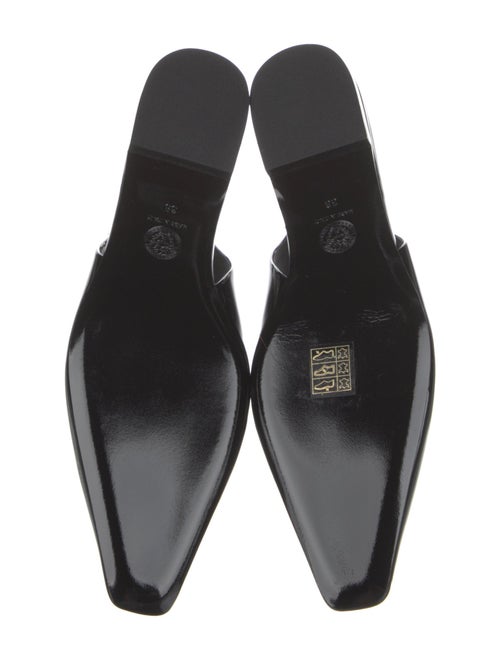 Versace Patent Leather Slingback Flats