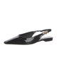 Versace Patent Leather Slingback Flats