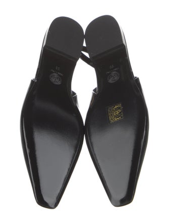 Versace Patent Leather Slingback Flats