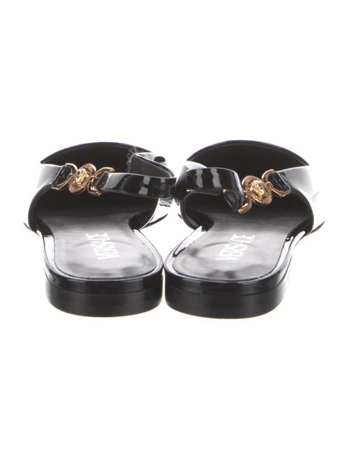 Versace Patent Leather Slingback Flats