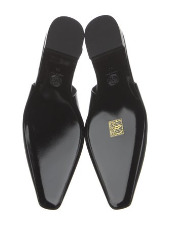 Versace Patent Leather Slingback Flats