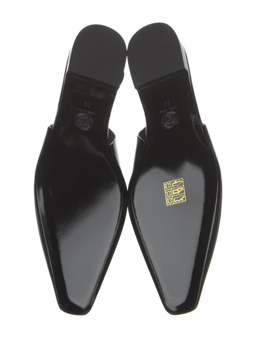 Versace Patent Leather Slingback Flats