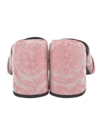 Versace Canvas Floral Print Slides