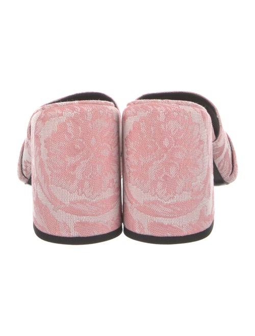 Versace Canvas Floral Print Slides