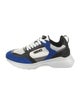 Versace Leather Colorblock Pattern Athletic Sneakers