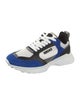 Versace Leather Colorblock Pattern Athletic Sneakers