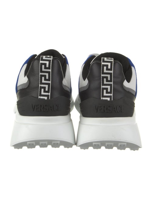 Versace Leather Colorblock Pattern Sneakers