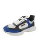 Versace Leather Colorblock Pattern Athletic Sneakers