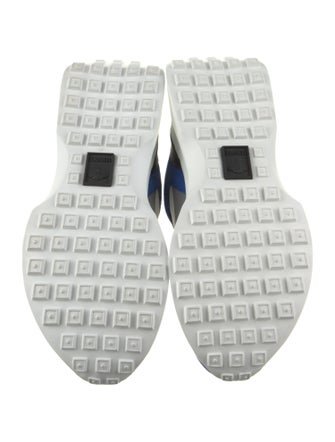 Versace Leather Colorblock Pattern Sneakers