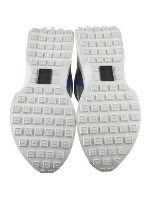 Versace Leather Colorblock Pattern Sneakers