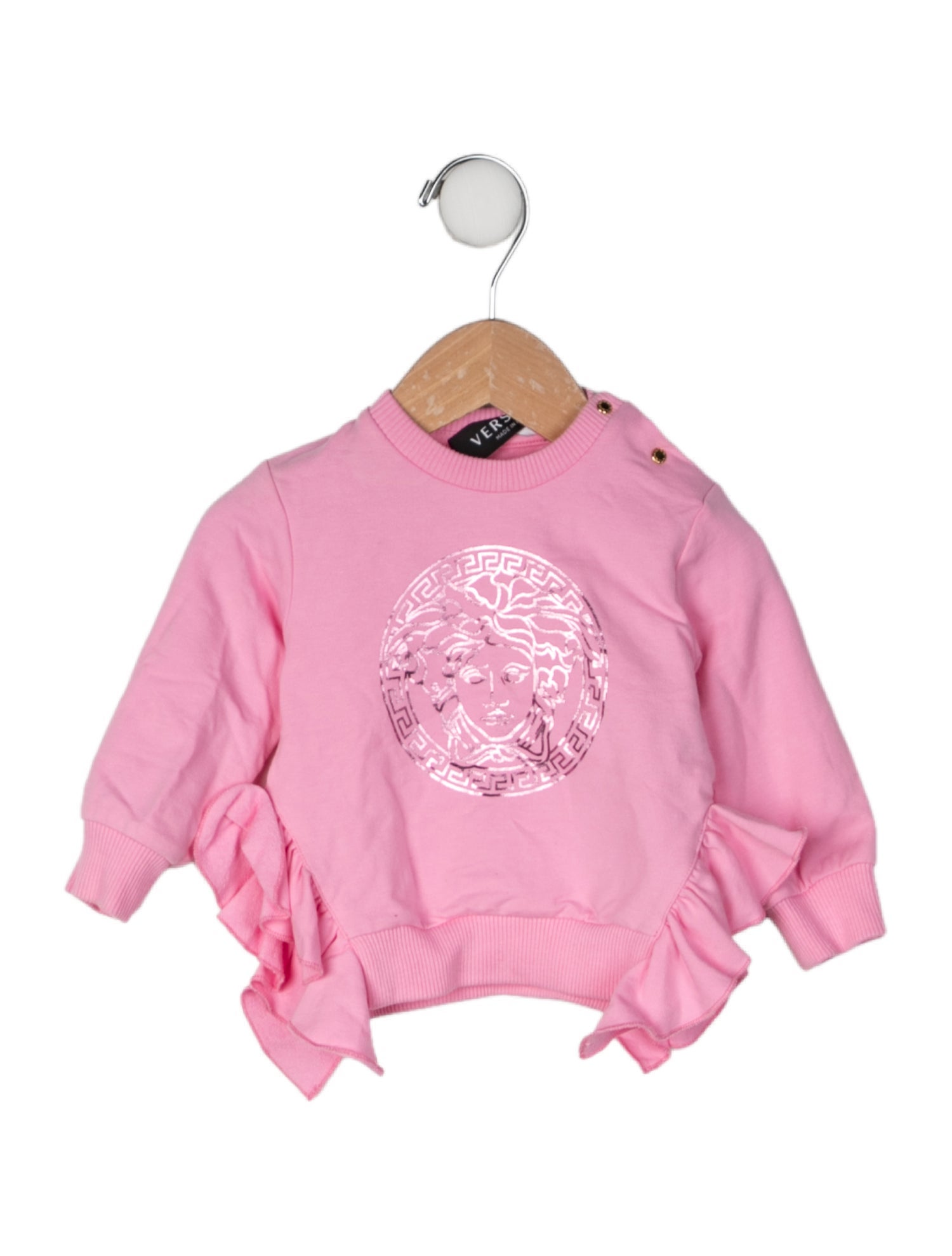 Versace Long Sleeve Logo Sweatshirt