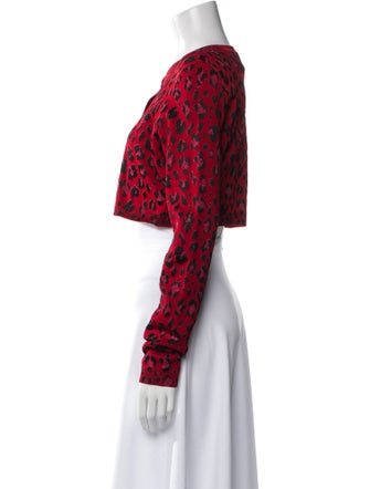 Versace Printed Crew Neck Sweater