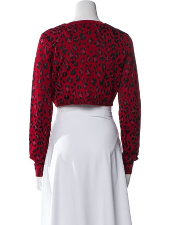 Versace Printed Crew Neck Sweater