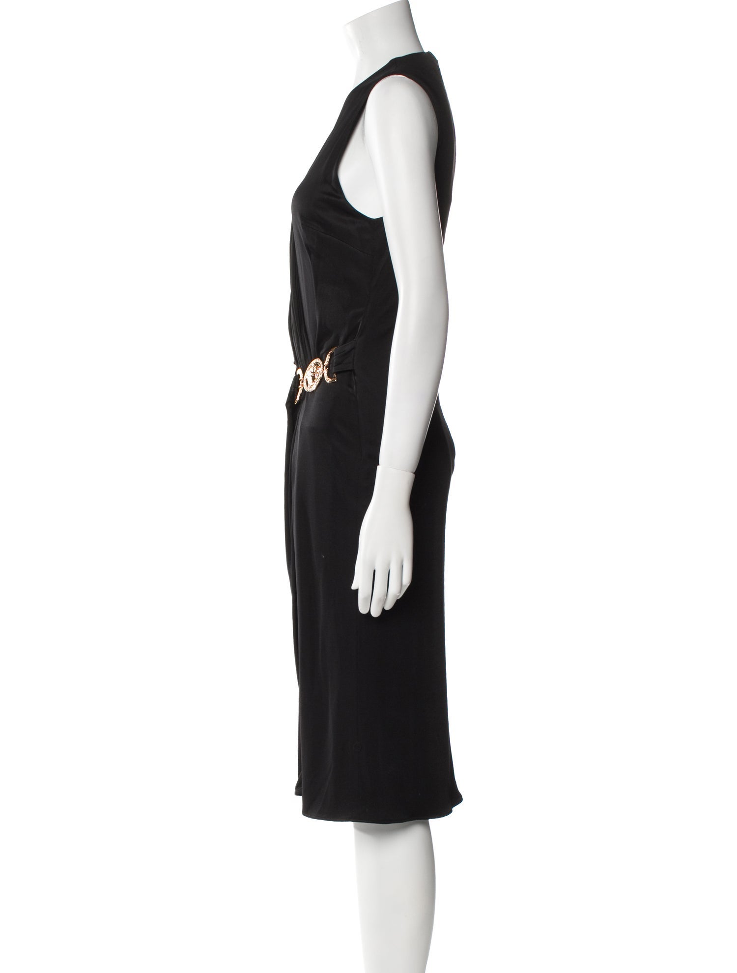 Versace V-Neck Midi Length Dress w/ Tags