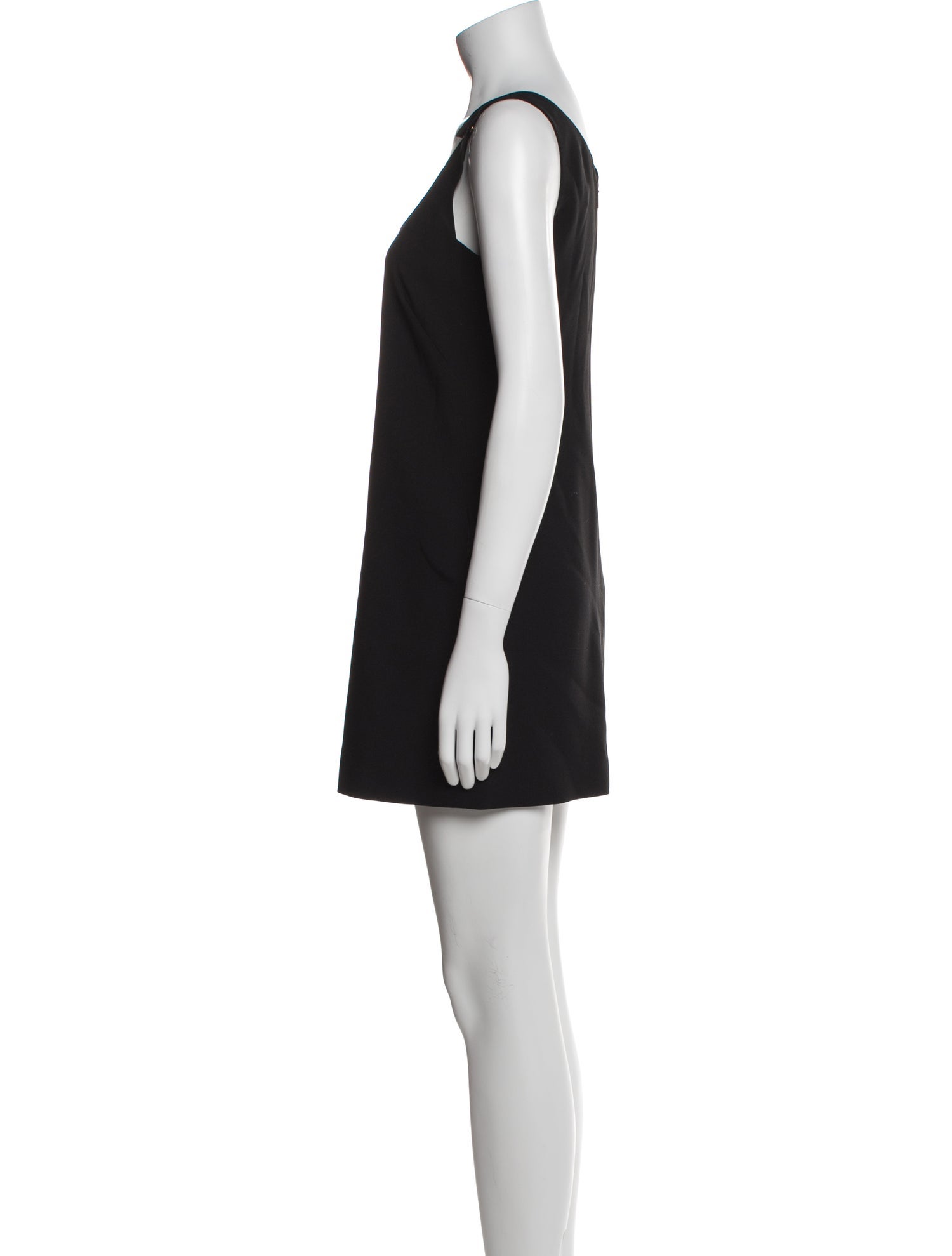 Versace Scoop Neck Mini Dress