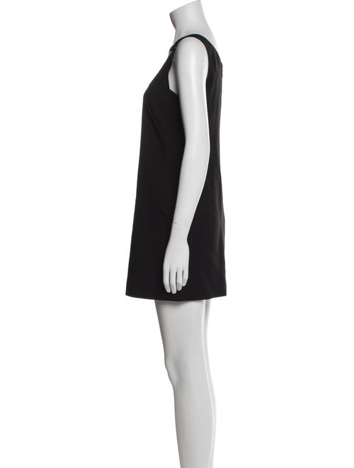 Versace Scoop Neck Mini Dress