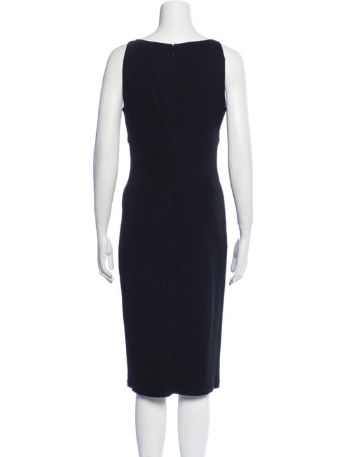 Versace Cowl Neck Midi Length Dress