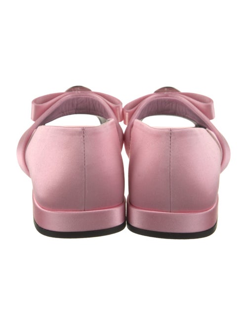 Versace Satin Mary Jane Flats