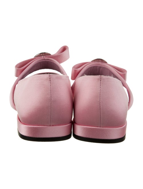 Versace Satin Mary Jane Flats