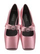 Versace Satin Mary Jane Flats