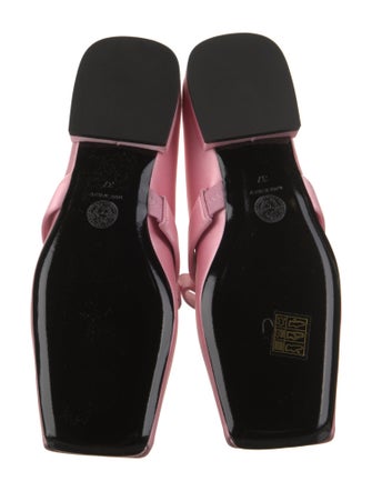 Versace Satin Mary Jane Flats