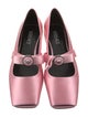 Versace Satin Mary Jane Flats