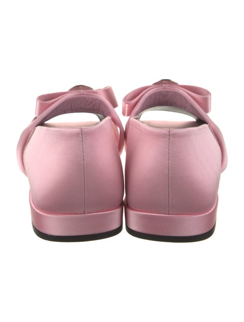 Versace Satin Mary Jane Flats