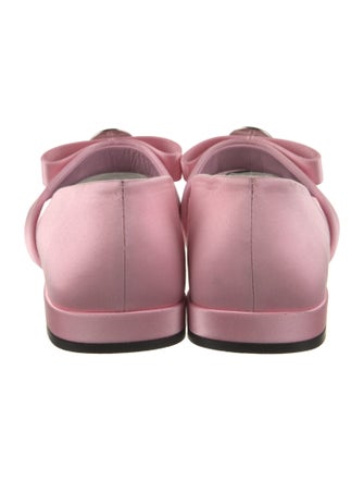 Versace Satin Mary Jane Flats