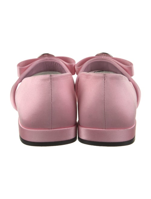 Versace Satin Mary Jane Flats