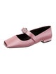 Versace Satin Ballet Flats