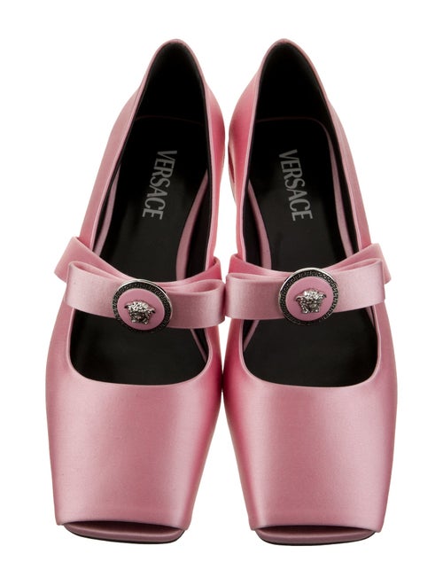 Versace Satin Ballet Flats