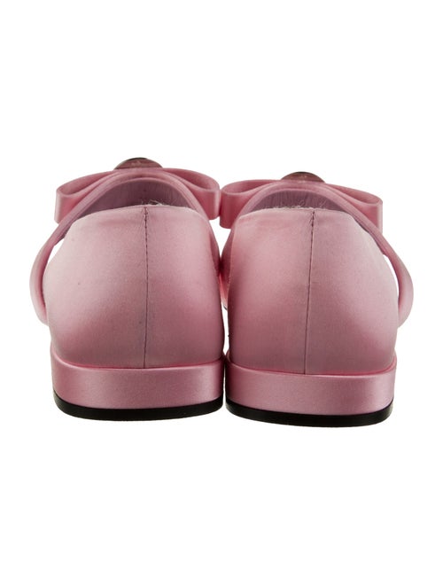 Versace Satin Ballet Flats