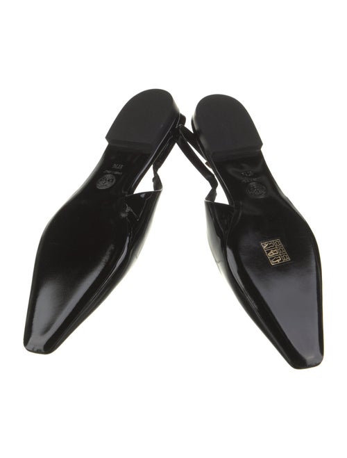 Versace Patent Leather Slingback Flats