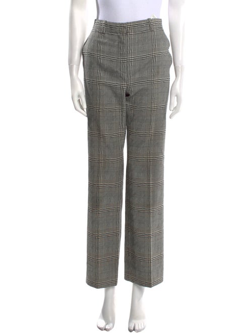 Versace Virgin Wool Wide Leg Pants