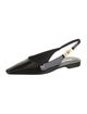 Versace Patent Leather Slingback Flats